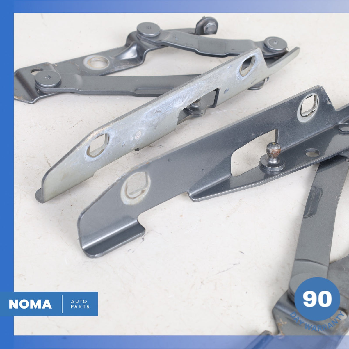 97-06 Jaguar X100 XKR XK8 Left & Right Trunk Boot Hinge Set of 2 Gray OEM - photo 5