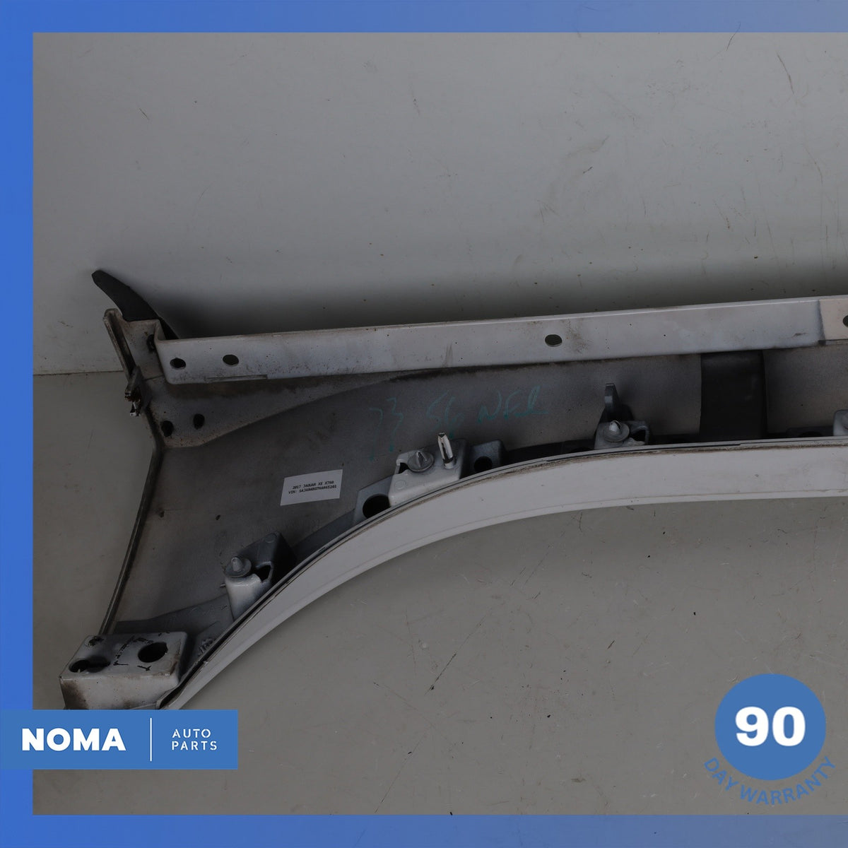 17-20 Jaguar X760 XE Right Passenger Side Skirt Rocker Molding Panel White OEM - photo 18