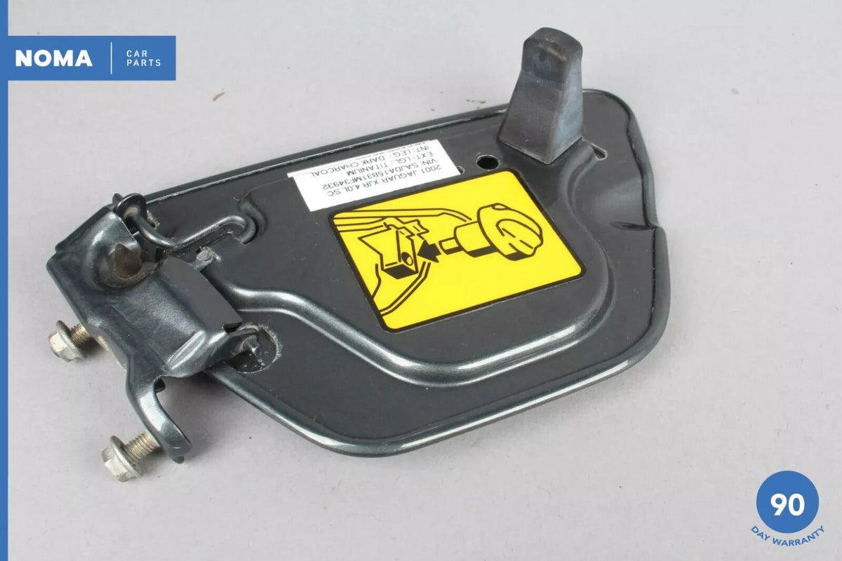98-03 Jaguar X308 XJR XJ8 Fuel Filler Gas Tank Door Flap Lid Gray OEM - photo 7