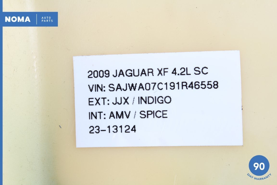 09-15 Jaguar XF XFR X250 Right Passenger Upper B Pillar Trim Panel Dove AMN OEM - photo 9