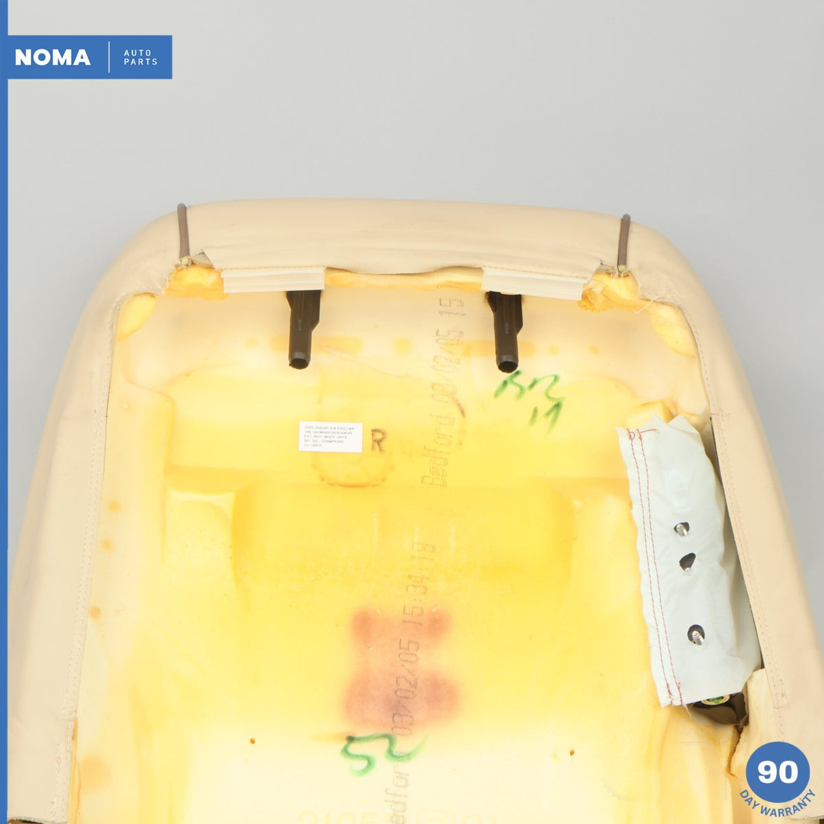 04-06 Jaguar XJ8 X350 Front Right Side Top Seat Cushion Autolux Leather AMC OEM - photo 16