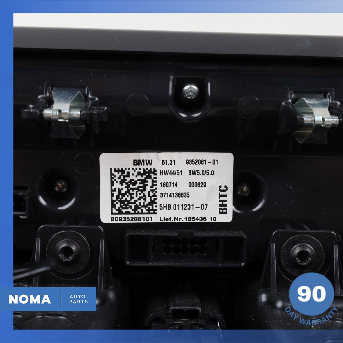 14-21 BMW i3 I01 Dashboard A/C AC Climate Control Switch 9352081 OEM - photo 12