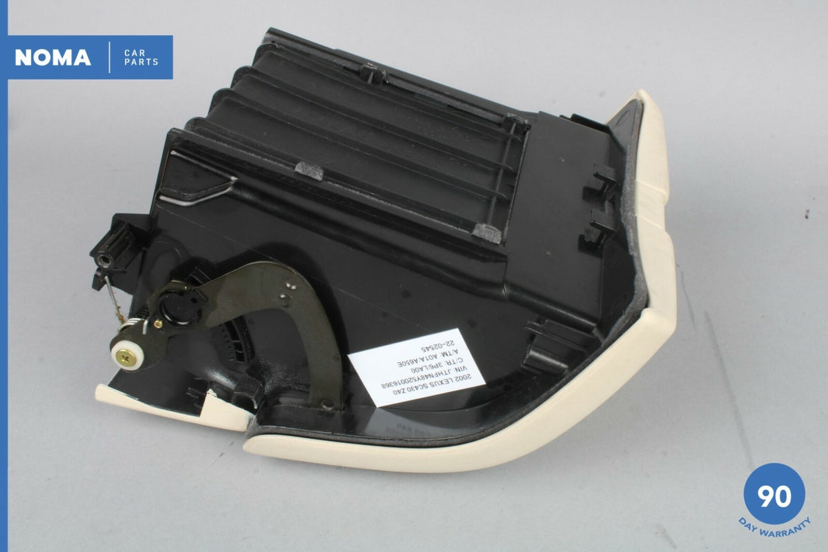 02-08 Lexus SC430 Z40 Rear Center Console Storage Compartment Pocket ECRU OEM - photo 7