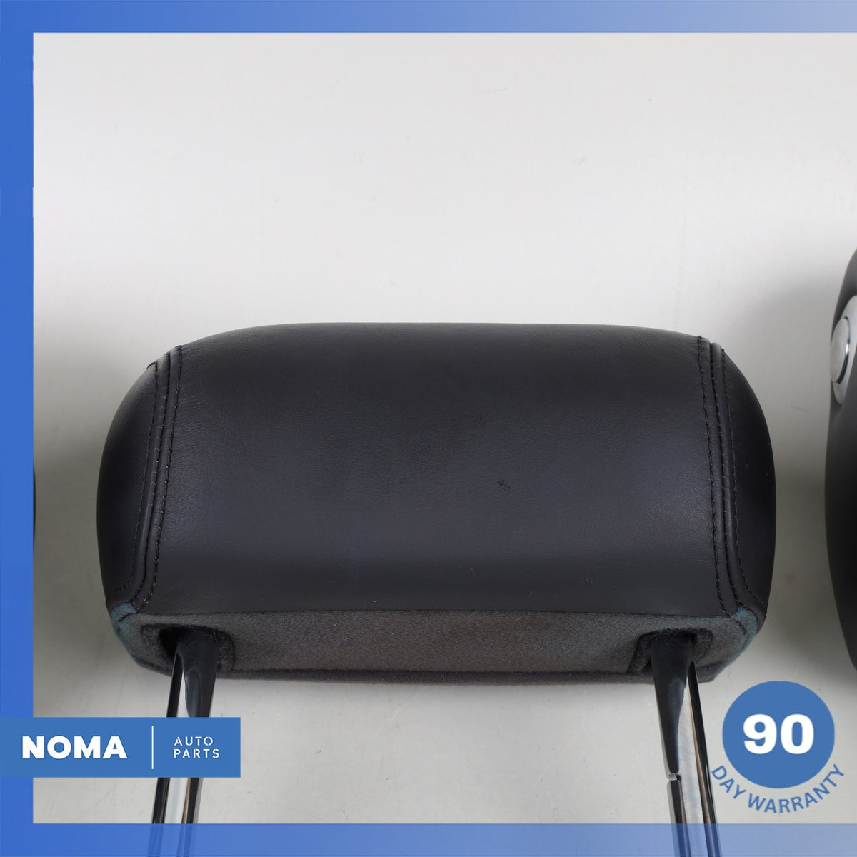 10-15 Jaguar X351 XJ XJR Rear Seat Headrest Head Rest Set Black OEM - photo 5