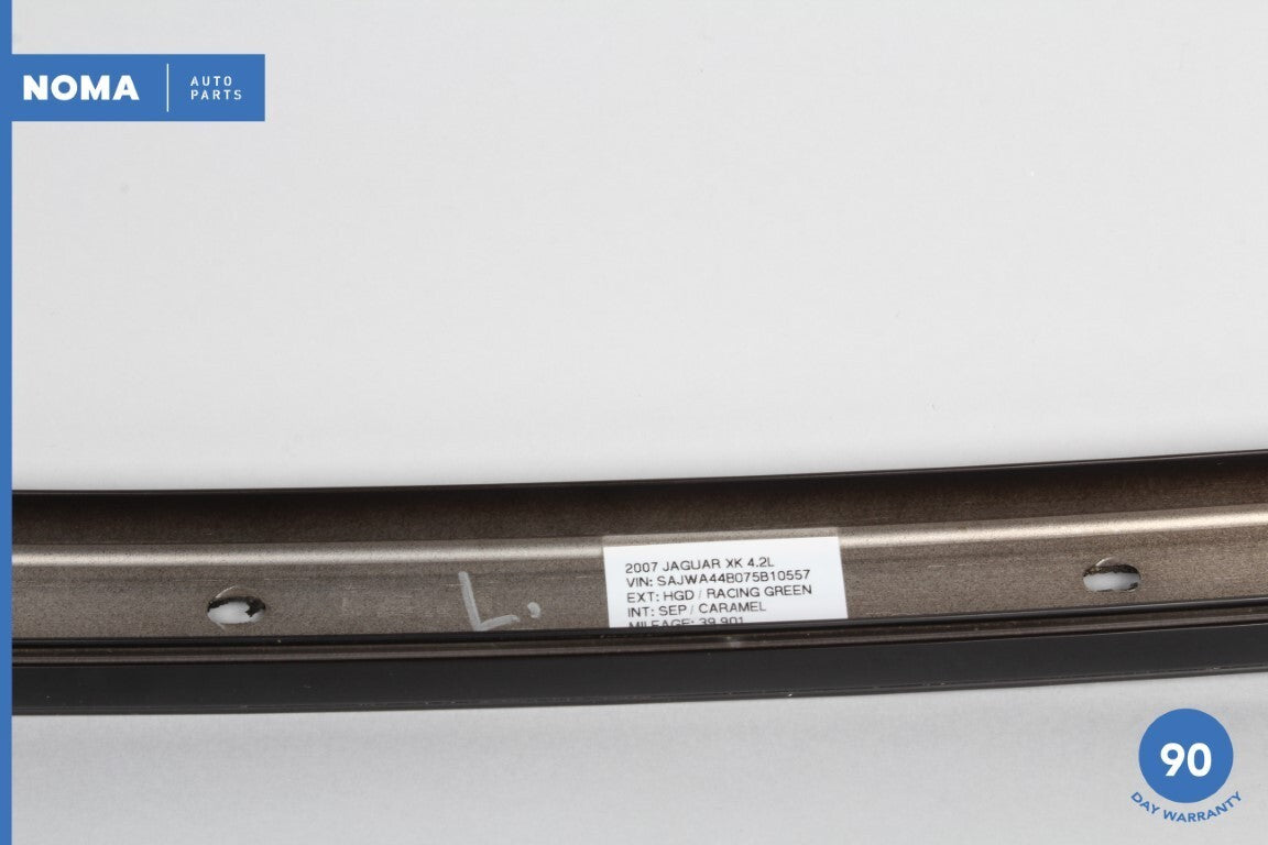 07- 15 Jaguar XK XKR X150 Front Left A Pillar Exterior Molding Weatherstrip OEM - photo 13