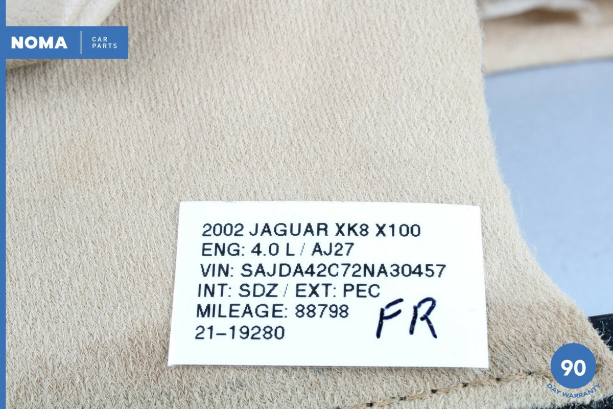 01-06 Jaguar XK8 X100 Front Right Passenger Side Upper Seat Cushion SDZ OEM - photo 12