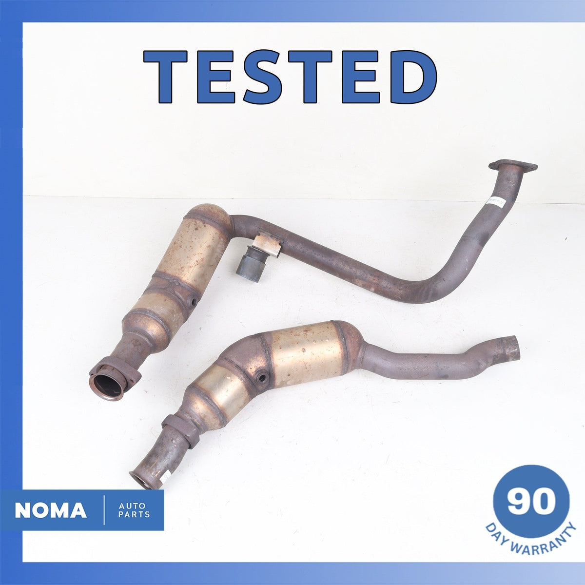 10-13 Range Rover L319 L320 5.0L Exhaust Downpipe Right & Left Set OEM - photo 1