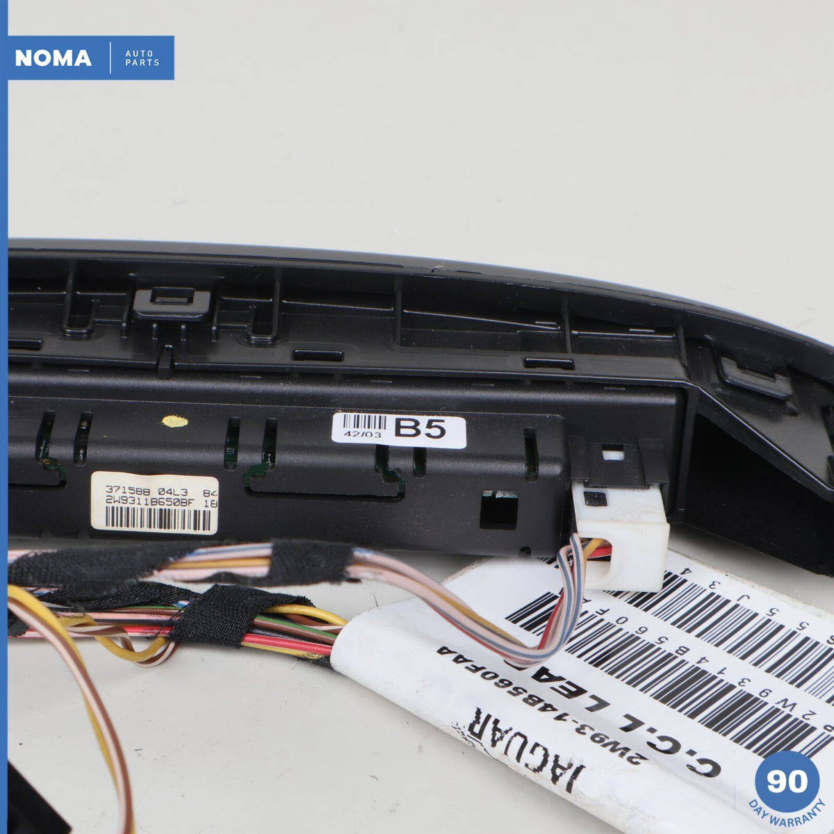 04-05 Jaguar XJ8 XJR X350 Dash Heated Seat Hazard Light Switch w/ Harness OEM - photo 7