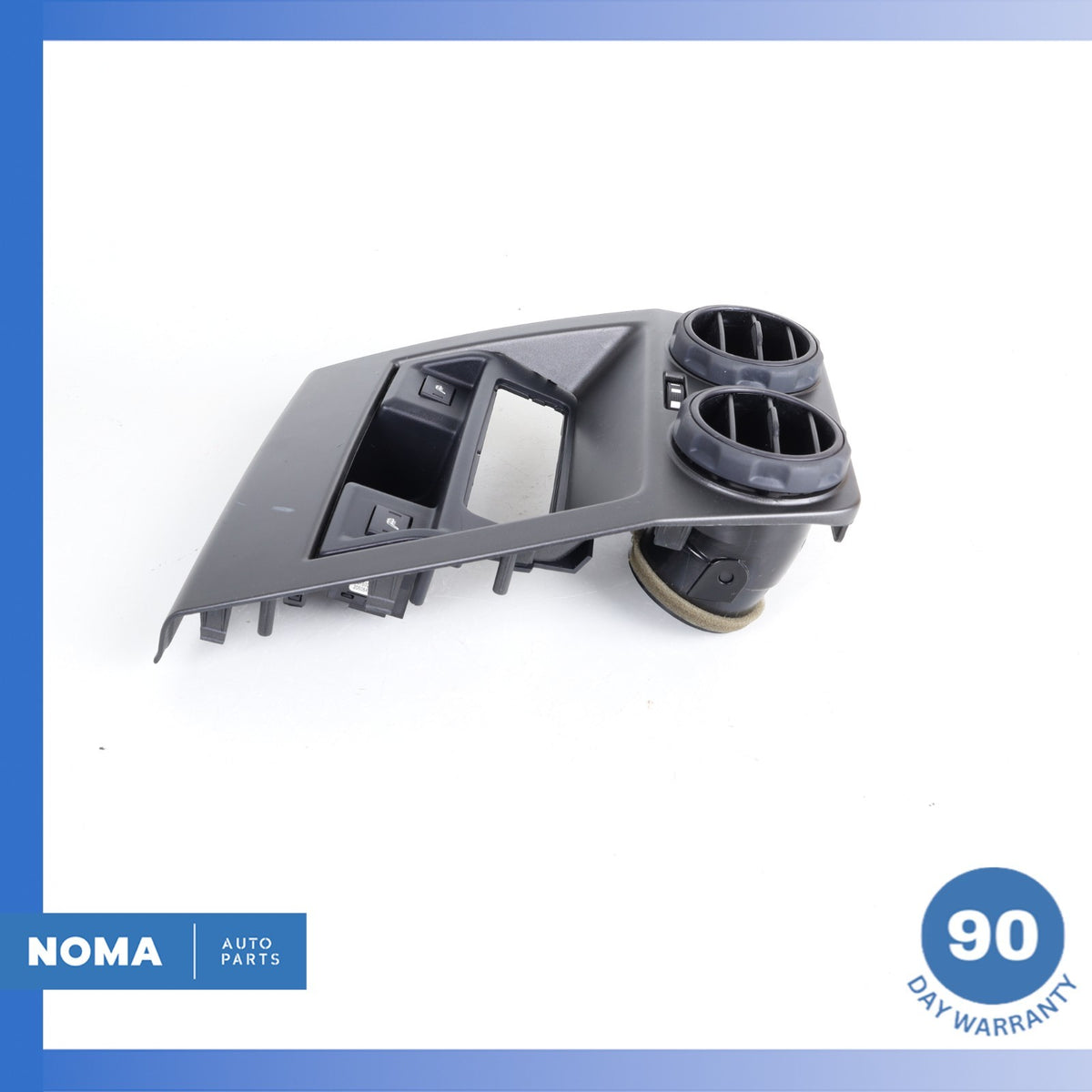 10-16 Land Rover L320 L319 LR4 Rear Center Console Air Vent Trim Black OEM - photo 6