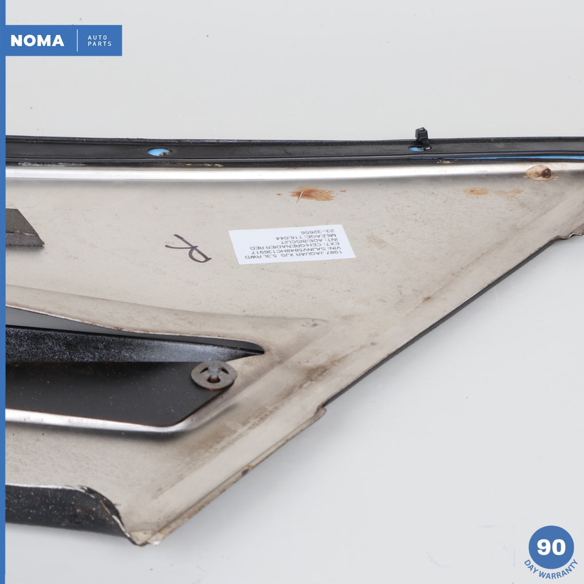 84-91 Jaguar XJS HE Series 2 Rear Right Passenger Side Air Duct Cover Black OEM - photo 13