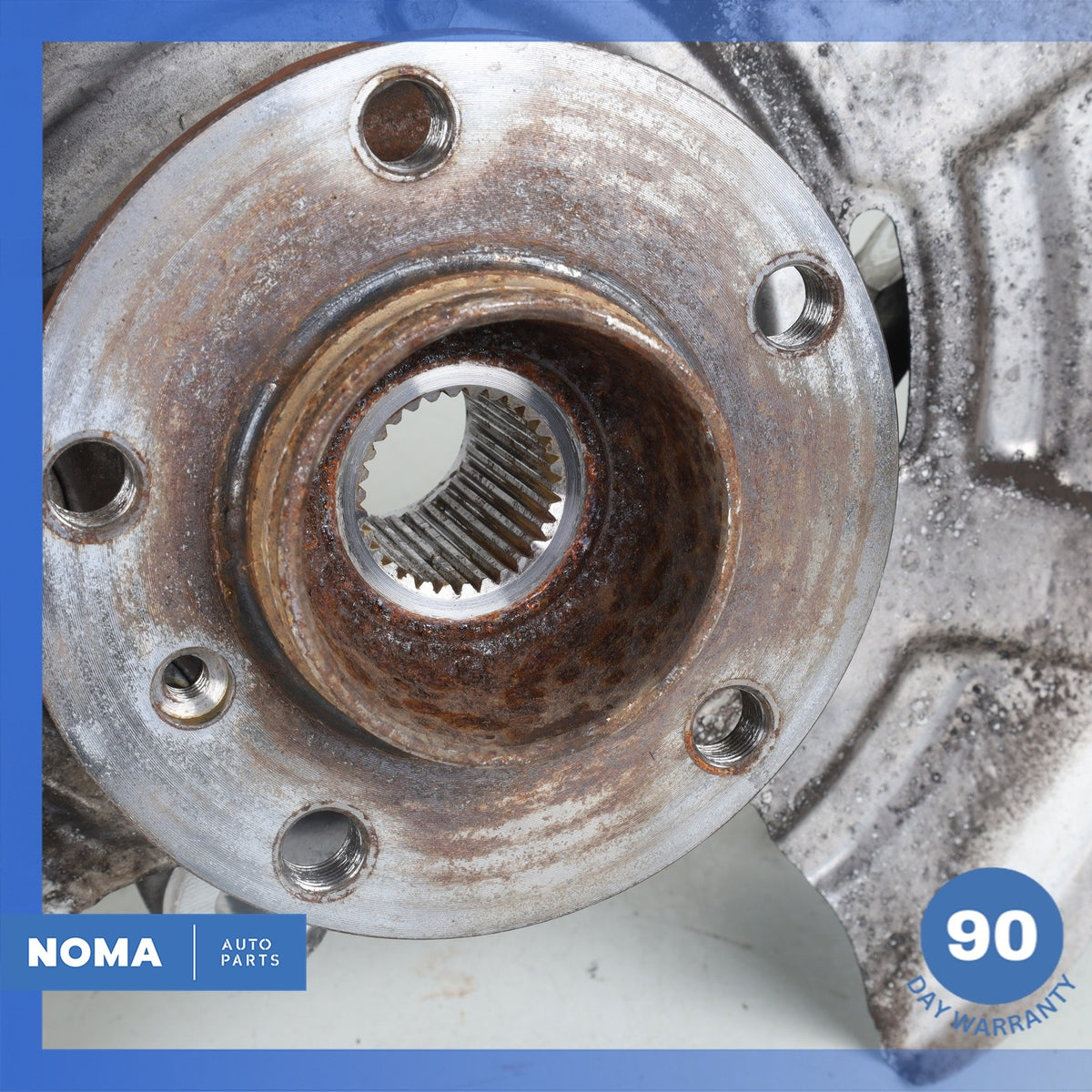 BMW F10 550i Rear Right Passenger Side Spindle Knuckle Hub w/ Shield OEM - photo 3