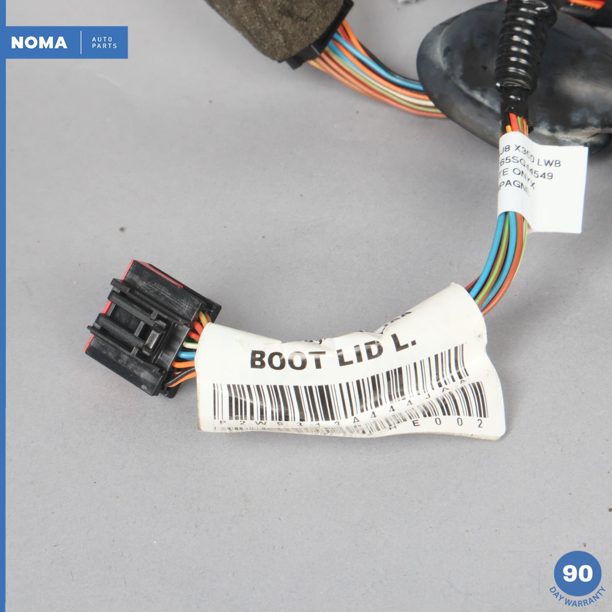 2005 Jaguar XJR XJ8 VDP X350 Rear Trunk Lid Wire Harness 2W9314A227JAA OEM - photo 9