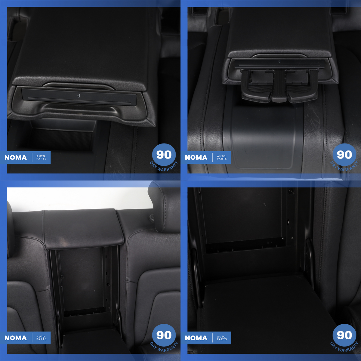 13-17 Audi 8T A5 S5 Coupe Rear Left & Right Seat Cushion Set Black OEM - photo 9