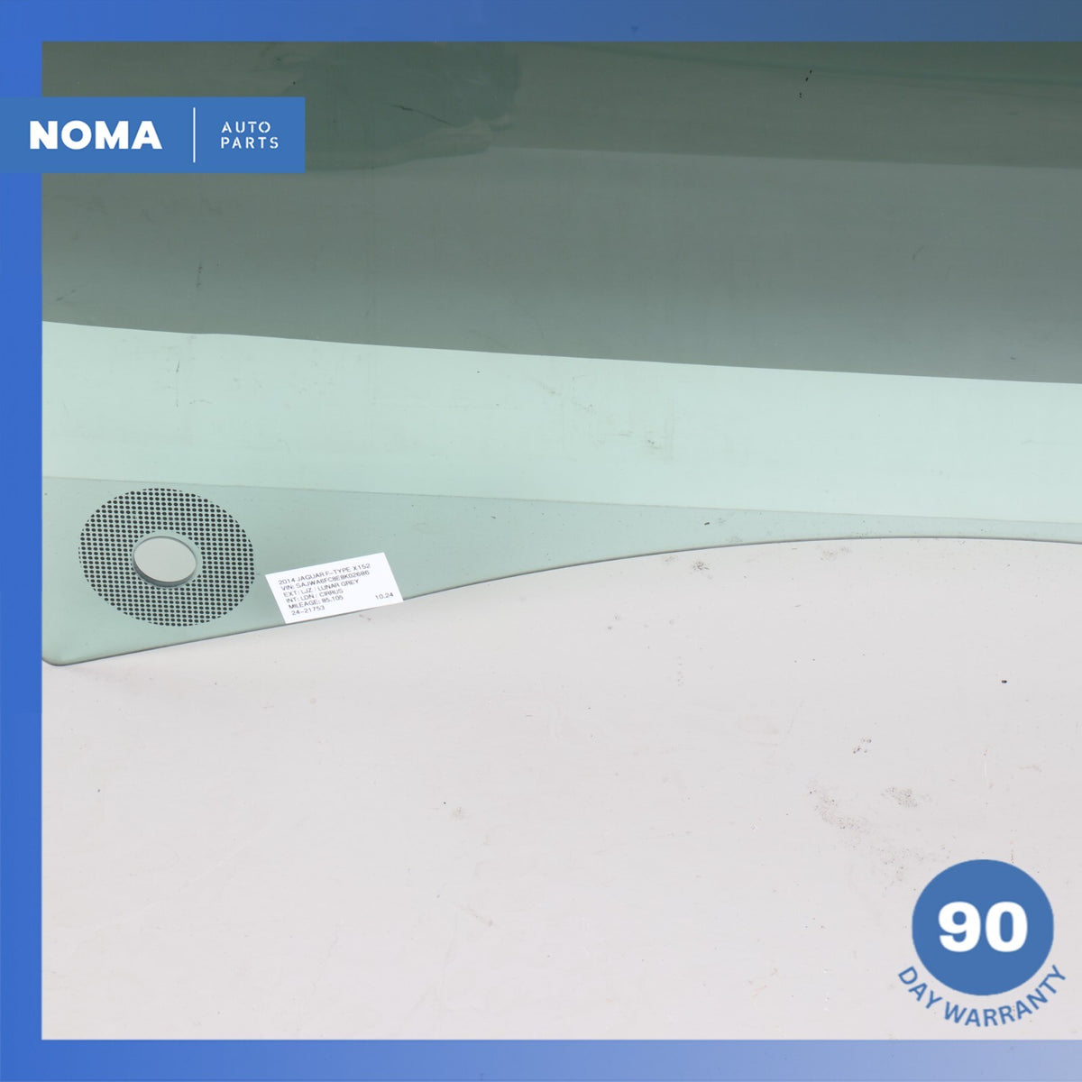 14-24 Jaguar X152 F-Type Convertible Right Passenger Side Door Window Glass OEM - photo 8