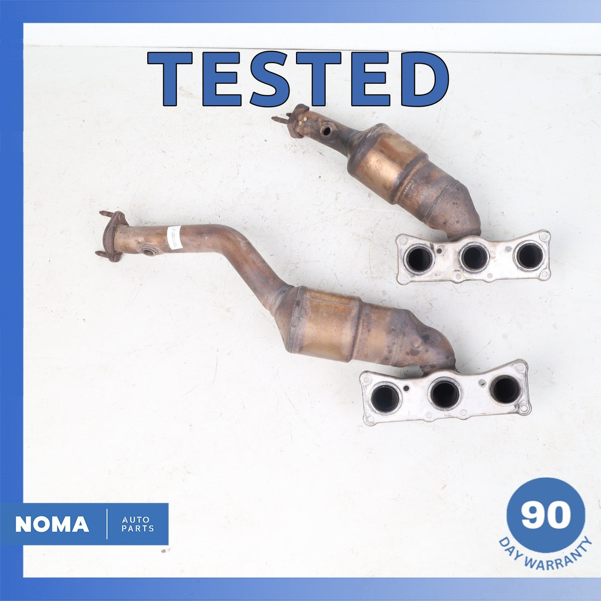 06-08 BMW E85 Z4 Front & Rear Exhaust Downpipe Set 7545318 OEM - photo 1