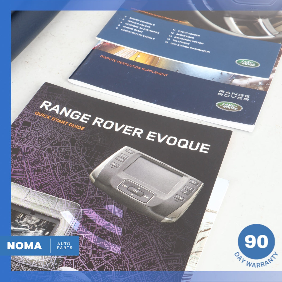 2013 LR Range Rover Evoque L538 Owner's Operator's Manual Book Assembly OEM - photo 4