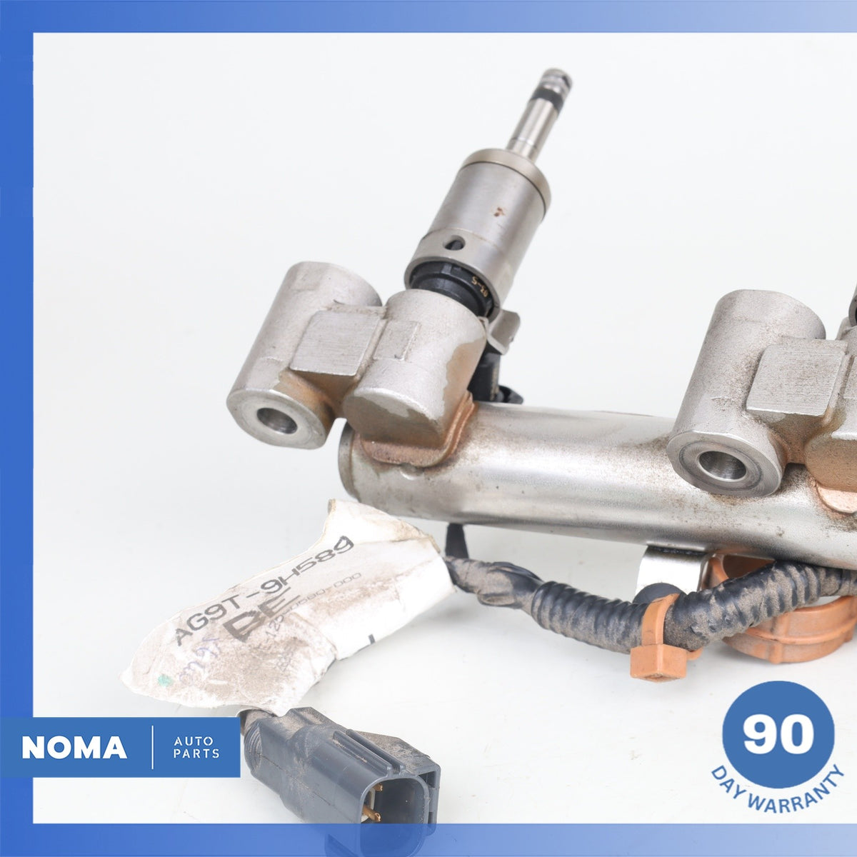 12-17 Jaguar X250 XF XE Evoque L538 2.0 Fuel Injector Rail w/ Injectors OEM 74k - photo 15