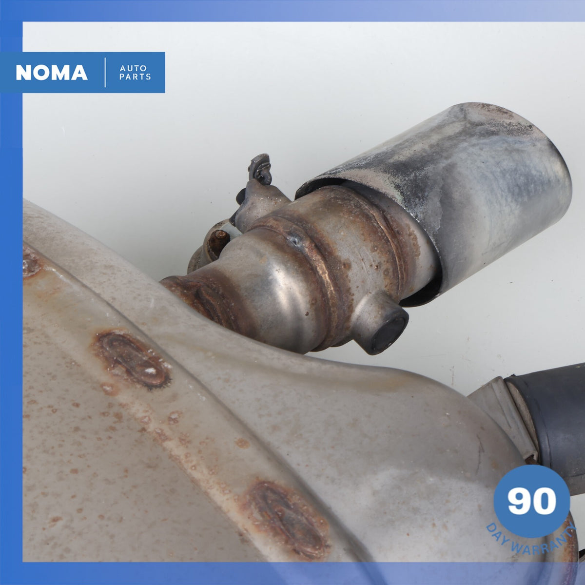 11-16 BMW F10 ActiveHybrid 5 535i Rear Left Side Exhaust Silencer Muffler OEM - photo 20