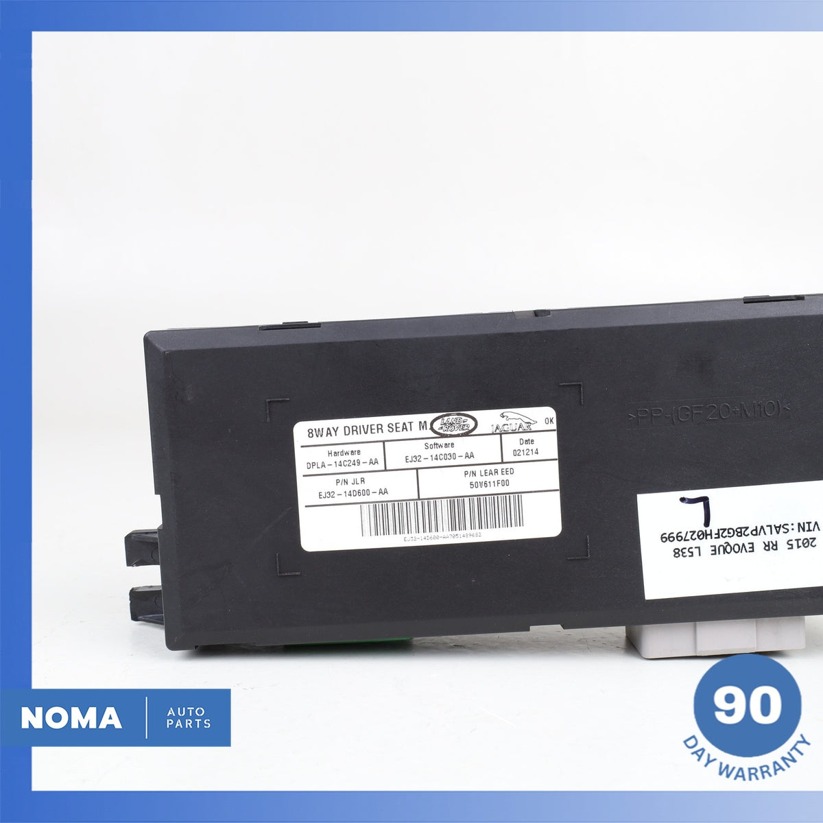 14-15 LR Range Rover Evoque L538 Front Left Driver Seat Control Module OEM - photo 8