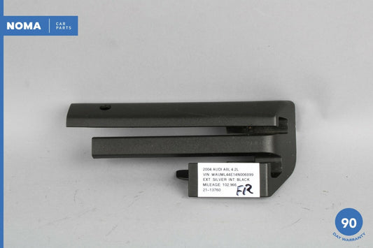 04-10 Audi A8 A8L D3 Quattro Front Right Side Seat Rail Cover Trim Black OEM - photo 1