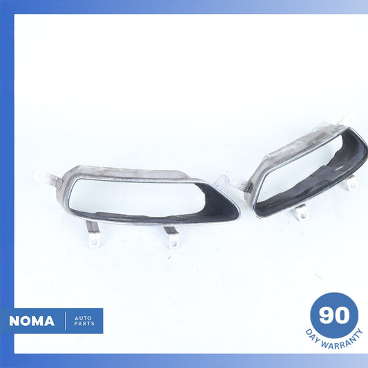 Audi D4 A8 Exhaust Muffler Tips Left & Right Set 4H0807363C OEM - photo 1