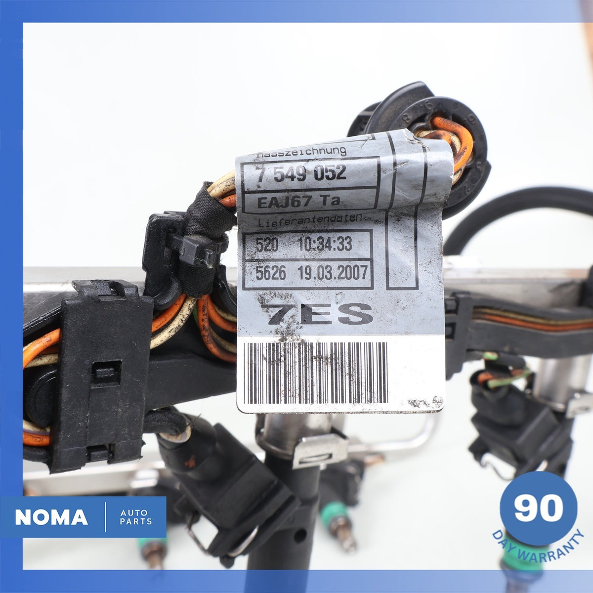 07-10 BMW E70 X5 4.8L V8 N62 Engine Motor Fuel Injector Rail w/ Injectors OEM - photo 14