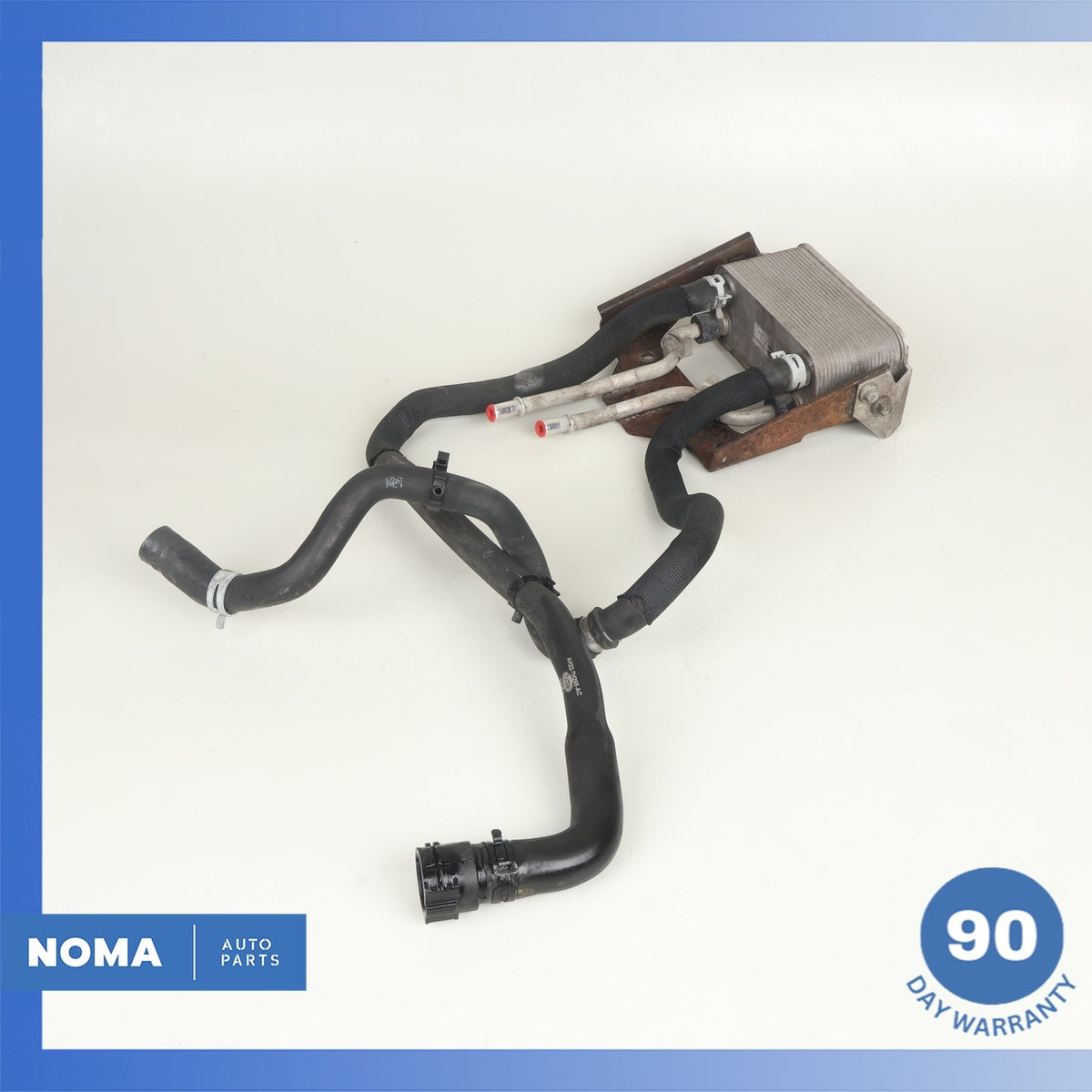 10-16 Range Rover L320 L319 A/T Transmission Oil Fluid Cooler w/Bracket OEM - photo 2