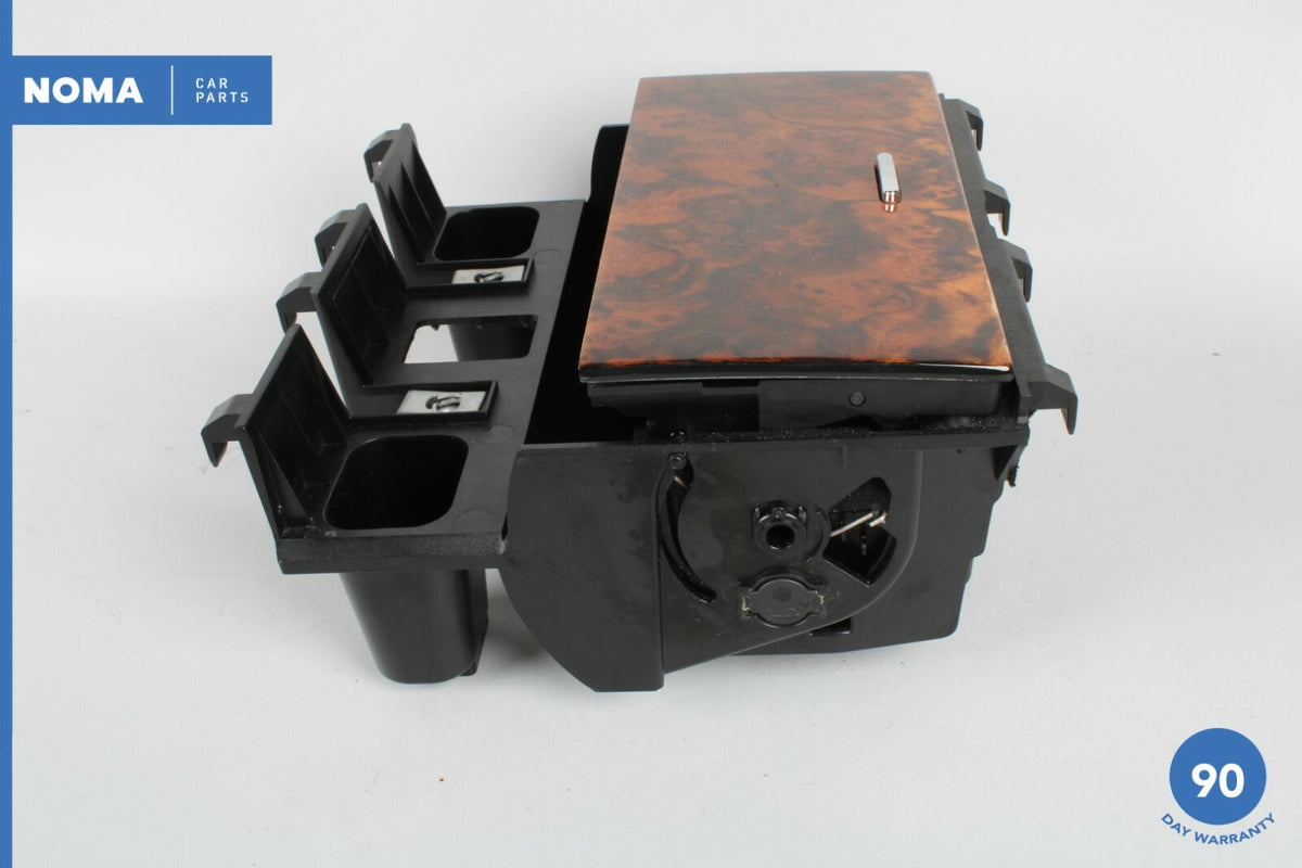 09-10 Jaguar XF XFR X250 Center Console Cupholder Cup Holder Trim Wood OEM - photo 7