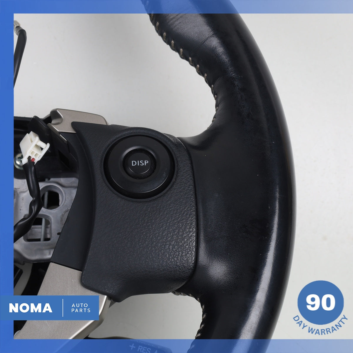 14-17 Lexus ZWA10 CT200h Leather Steering Wheel w/ Switches Black OEM - photo 3