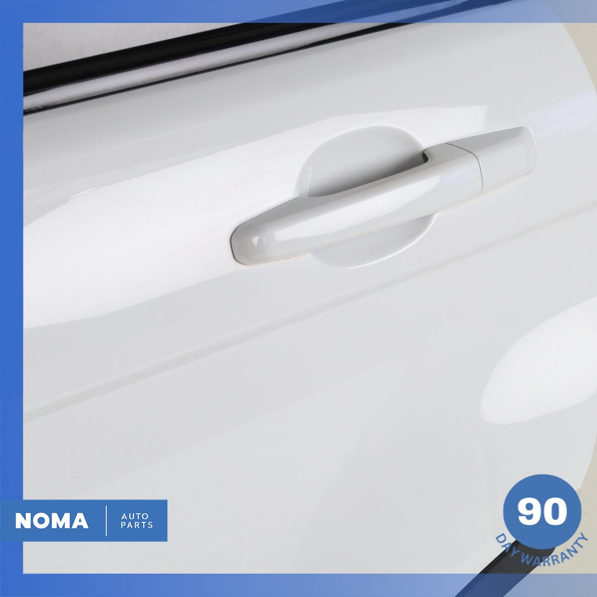 12-19 LR Range Rover Evoque L538 4DR Rear Left Side Door Panel Shell White OEM - photo 9