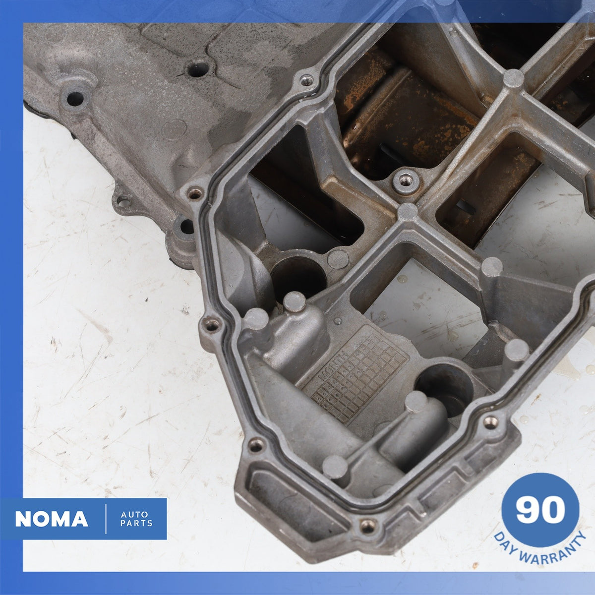 03-10 Jaguar X350 XJ8 S-Type 4.2L Engine Upper Oil Pan Sump 2W936C674DB OEM - photo 6