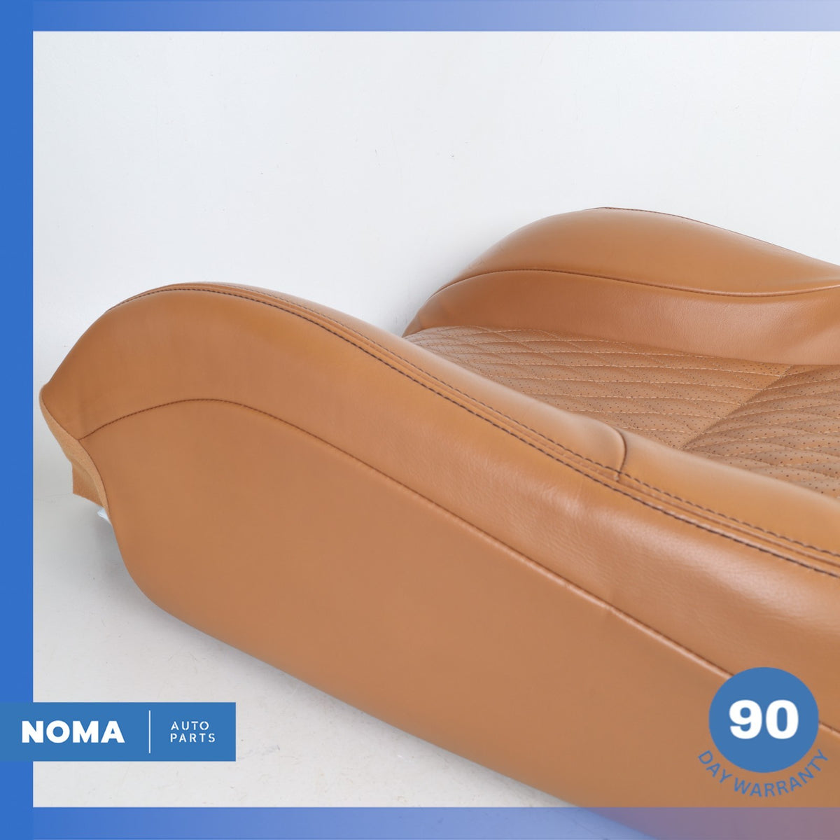 14-19 Jaguar X351 XJL XJR Front Right Passenger Top Upper Seat Cushion Brown OEM - photo 12