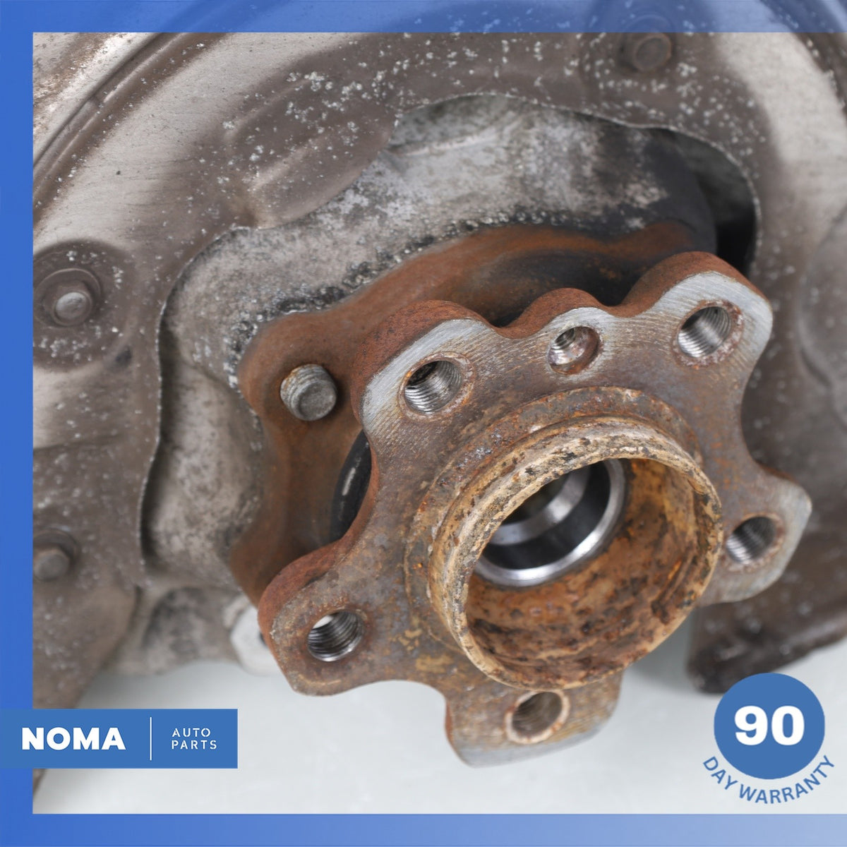 16-22 BMW G12 740i 750Li Rear Left Spindle Knuckle Hub 33306865661 OEM 76k - photo 4