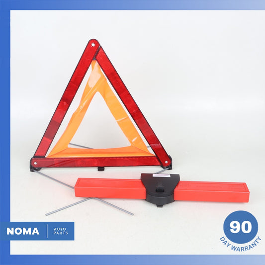 Audi D4 A8L Emergency Warning Hazard Triangle w/ Holder 4H0860251 OEM - photo 1