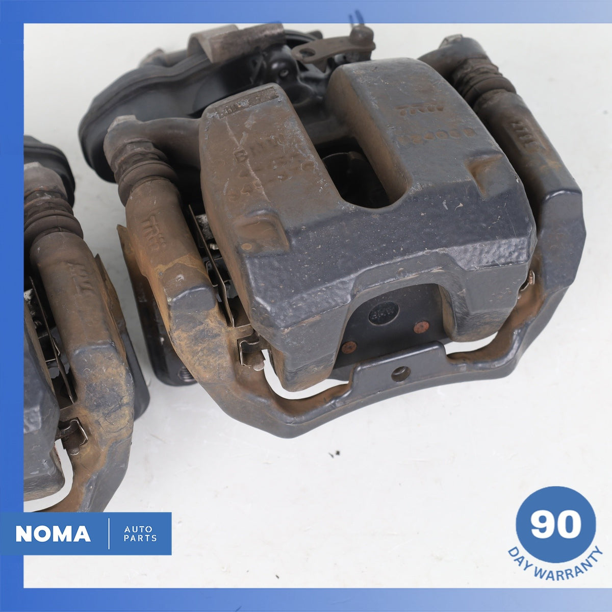 16-22 BMW G12 740i 840i 640i 540i Rear Left & Right Brake Caliper Set OEM 76k - photo 3