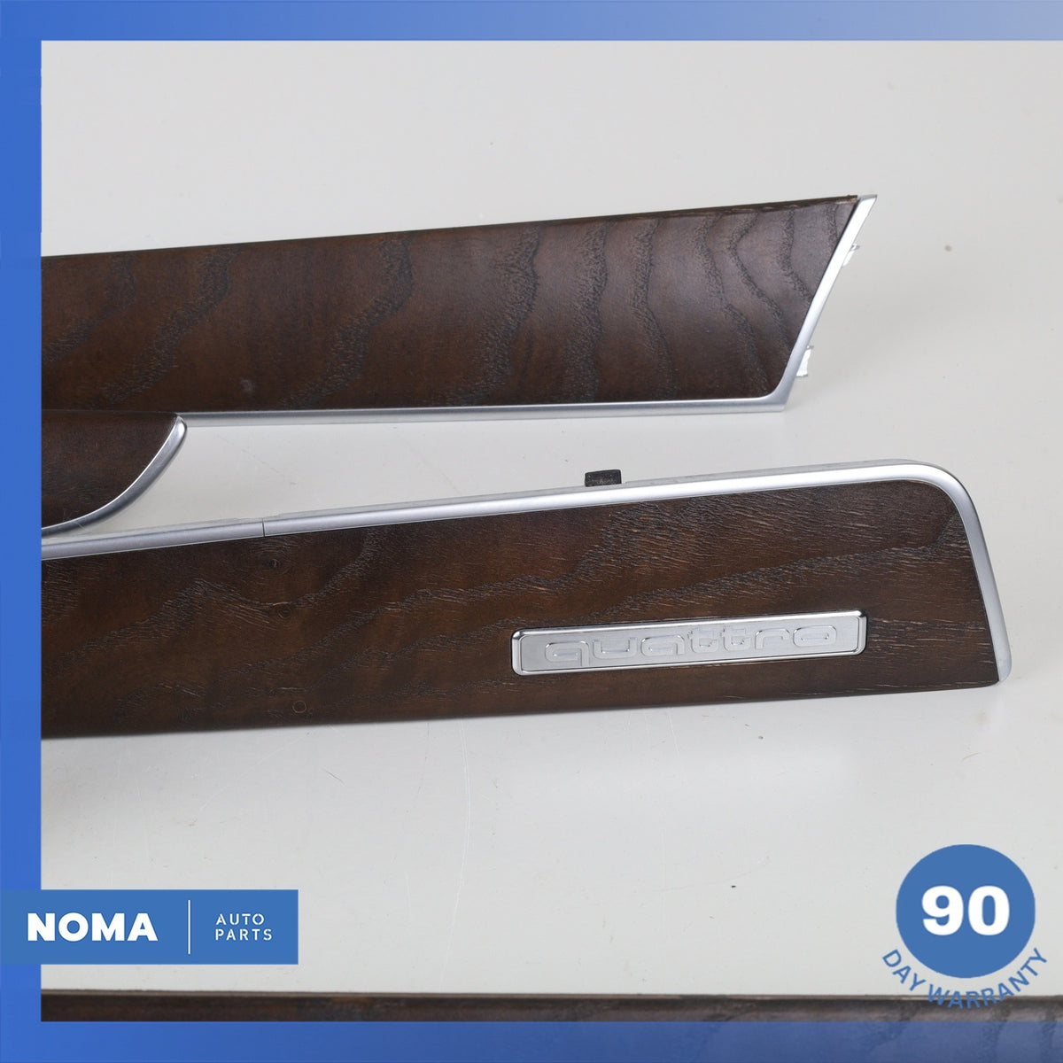 09-17 Audi 8RB Q5 SQ5 Front & Rear Interior Door Panel Molding Trim Wood Set OEM - photo 7