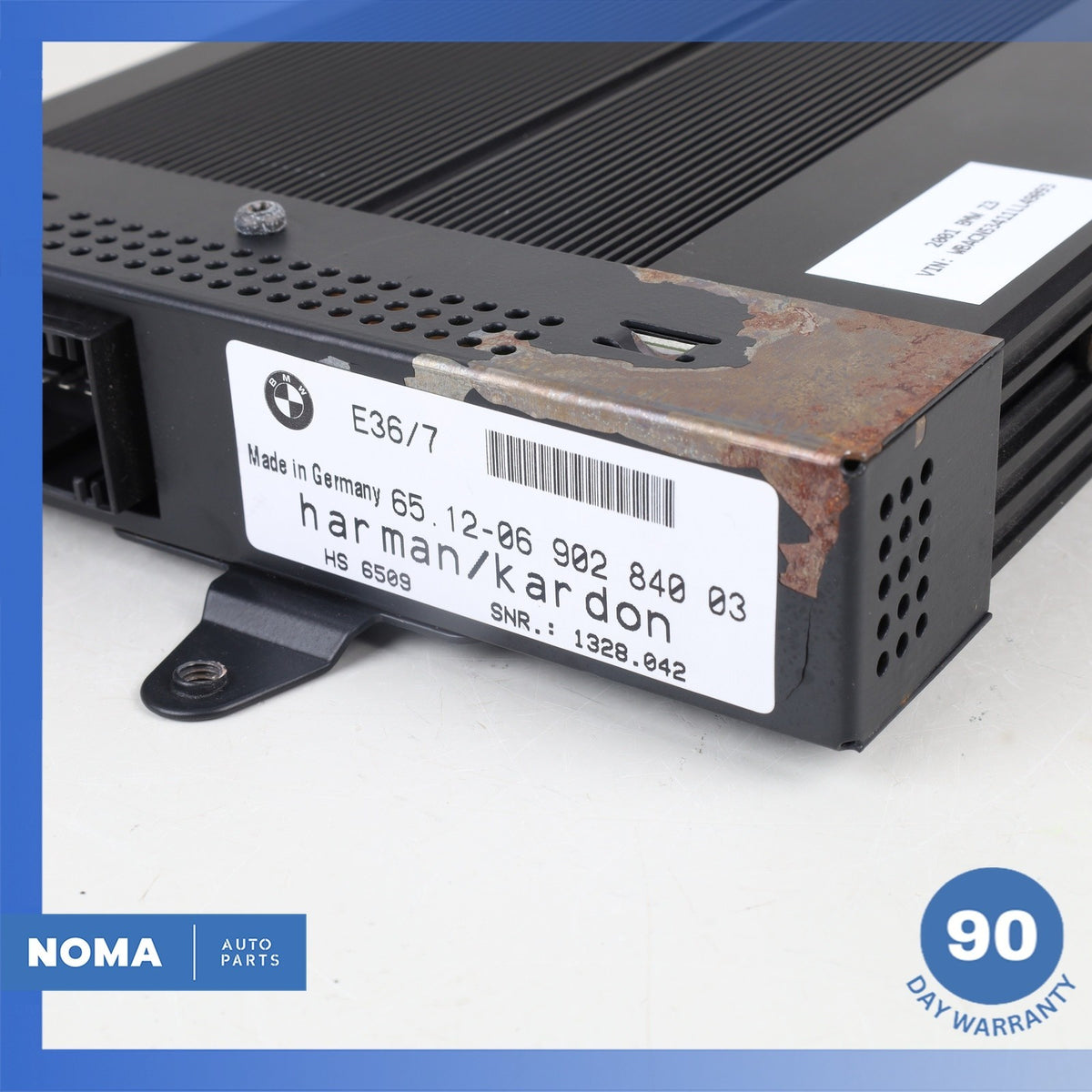 96-02 BMW E36 Z3 Radio Audio Sound Amplifier Amp Alpine 65128399683 OEM - photo 4