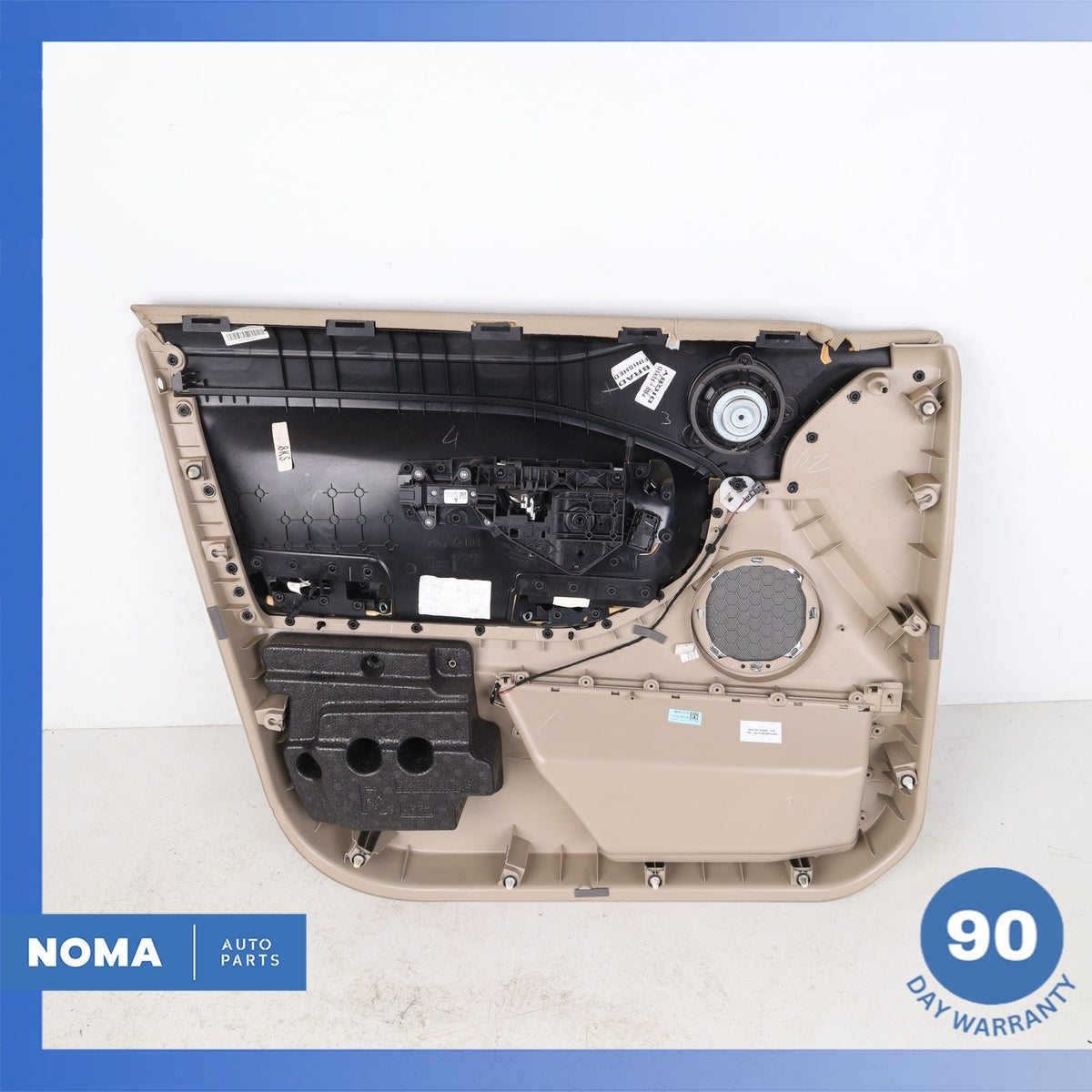 12-19 Range Rover Evoque L538 4DR Front Right Door Trim Panel Assembly Beige OEM - photo 14