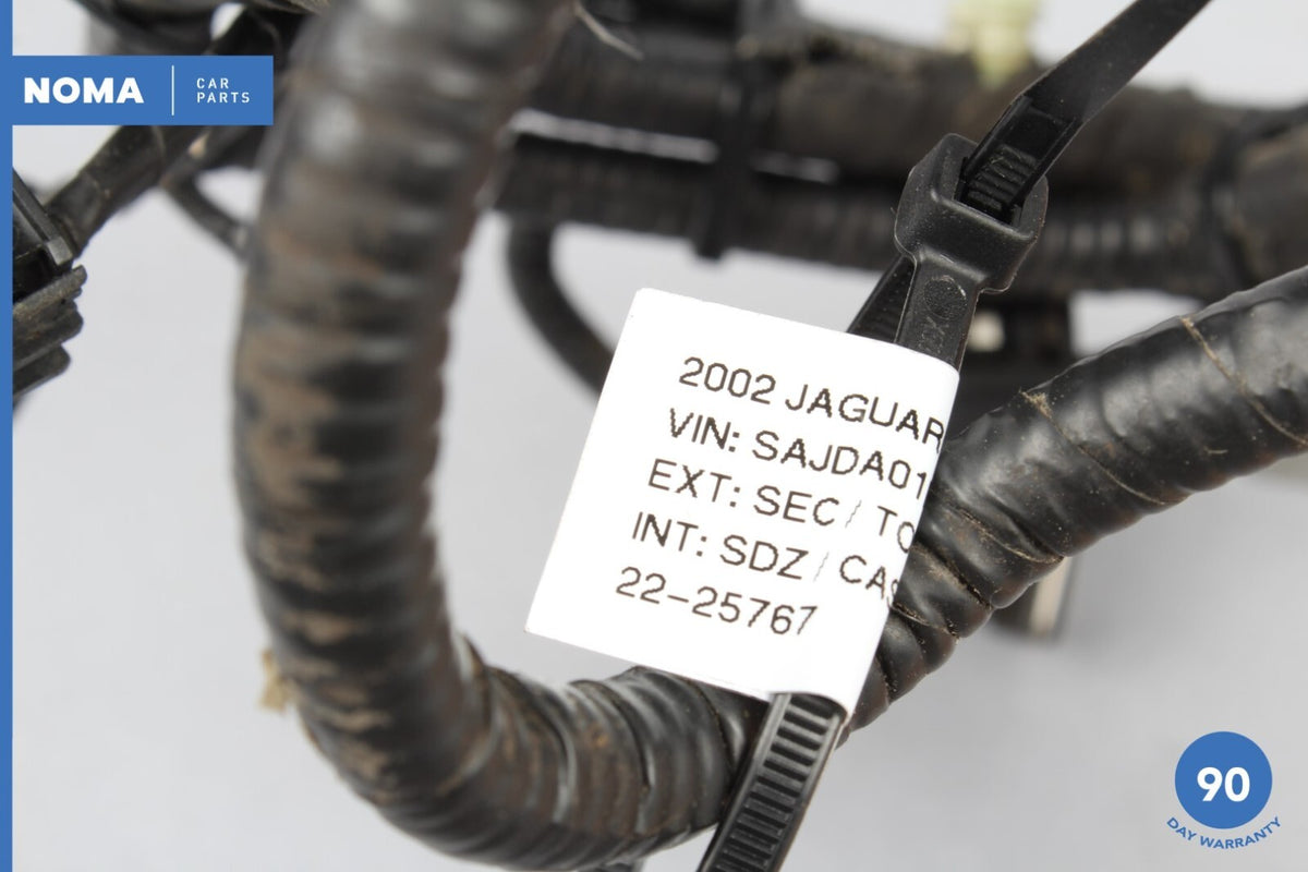 00-04 Jaguar S-Type X202 Rear Bumper Wire Wiring Harness XR8T15B484BE OEM - photo 12