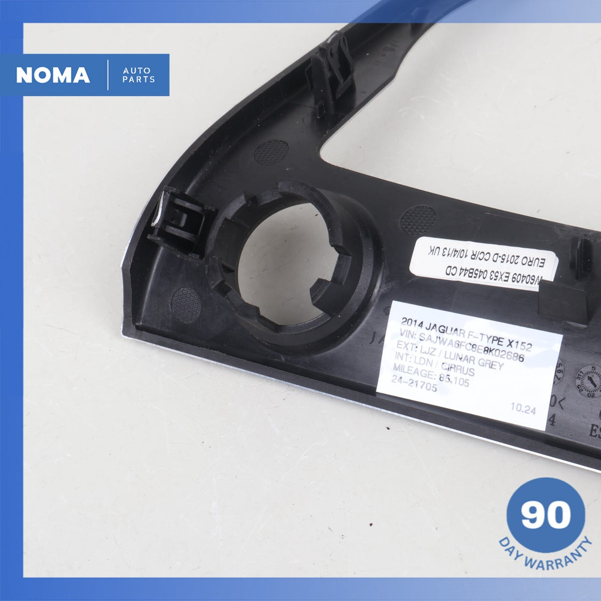 14-20 Jaguar X152 F-Type Center Console Shifter Bezel Trim Dark Aluminium OEM - photo 17