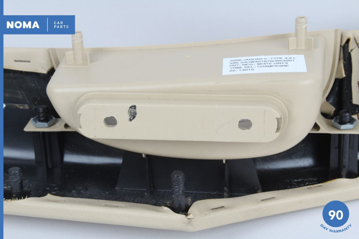 05-08 Jaguar S-Type X204 Rear Right Door Armrest Panel w/ Tray Wood SEL OEM - photo 7
