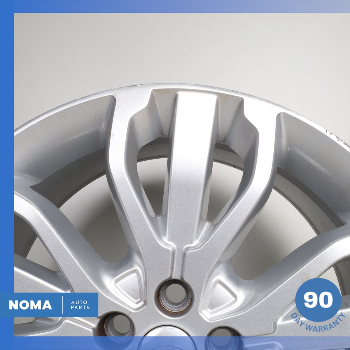 14-22 LR Range Rover Sport L494 Style 5 9.5 x R21 21" Wheel Rim Silver OEM - photo 4
