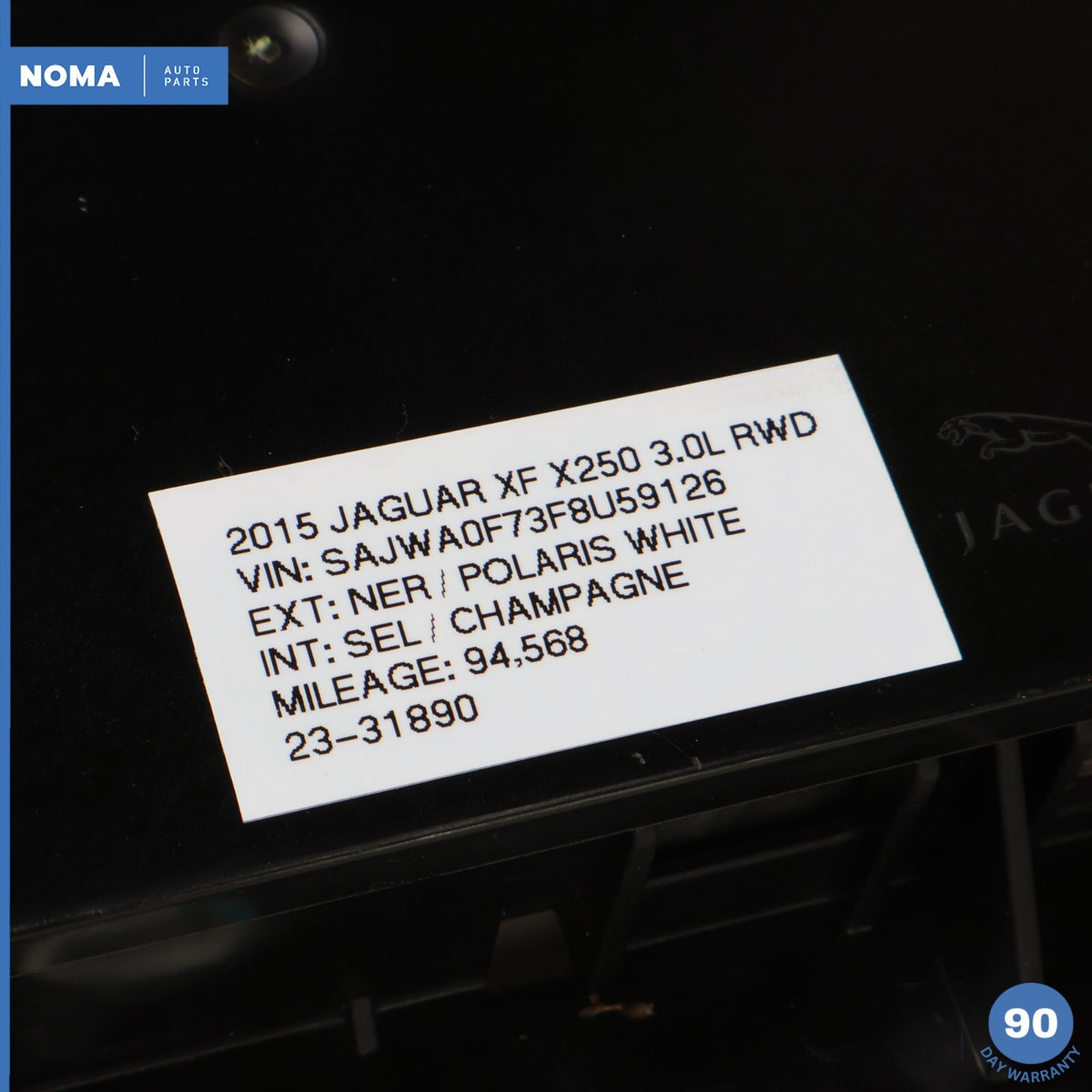 12-15 Jaguar XF XFR X250 Positive Plus Battery Terminal Cable w/ Fusebox OEM - photo 12