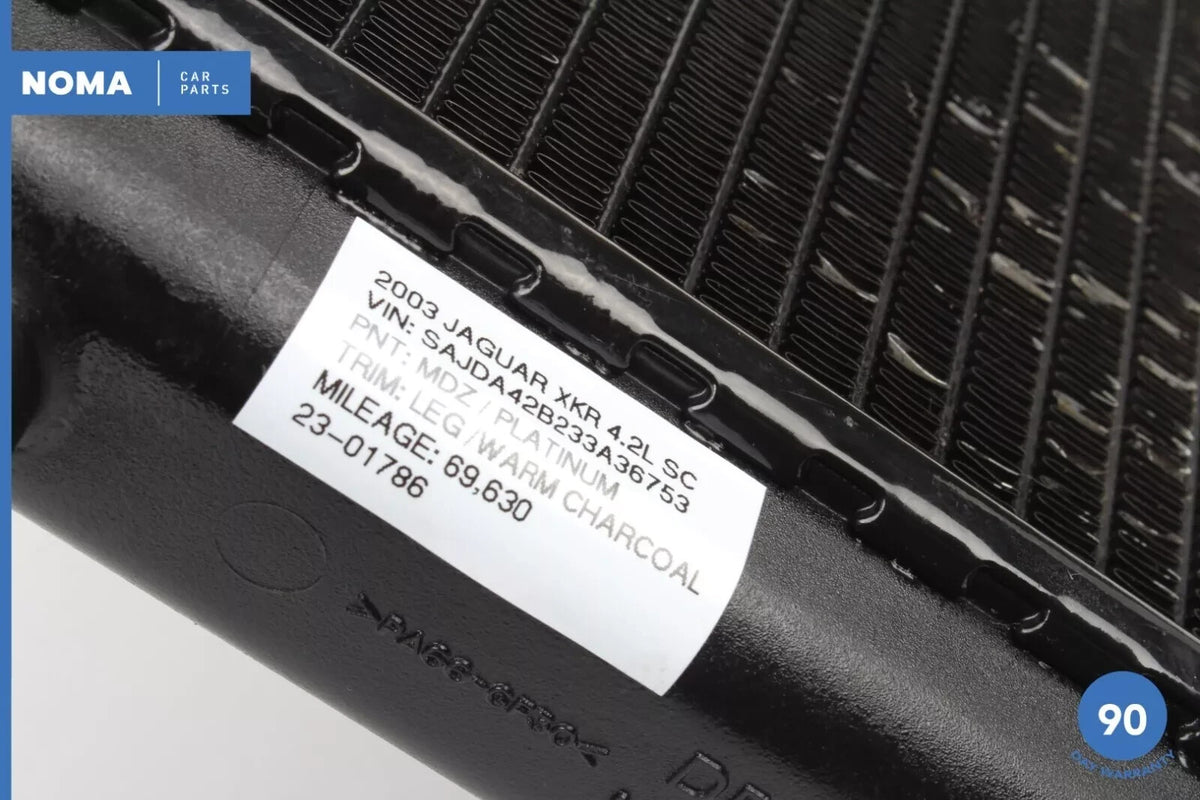 98-06 Jaguar X100 XKR XJR Supercharged Intercooler Radiator MNC8200AE OEM - photo 13