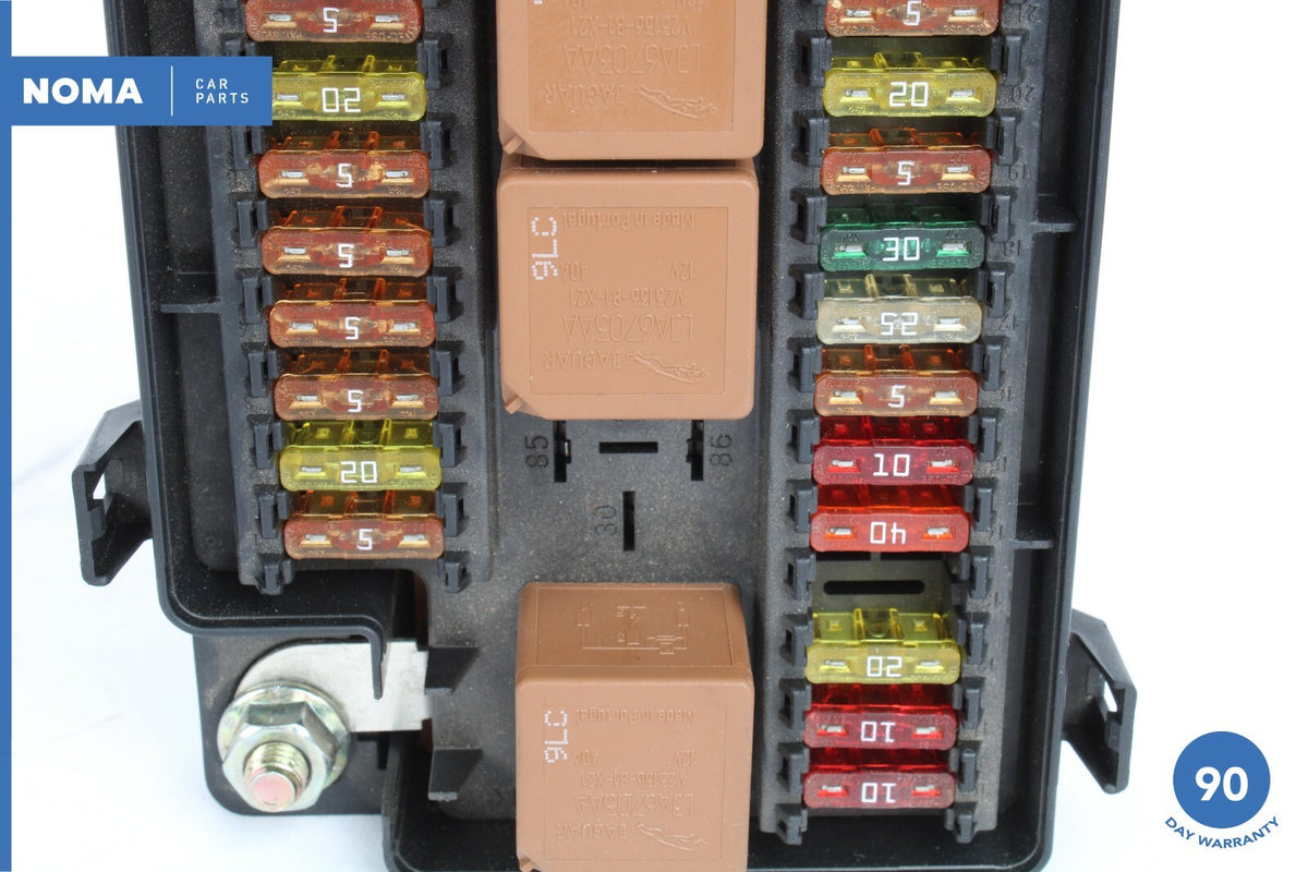 2000-2001 Jaguar XK8 XKR X100 Rear In Trunk Fuse Junction Relay Box LJD2822DB - photo 8