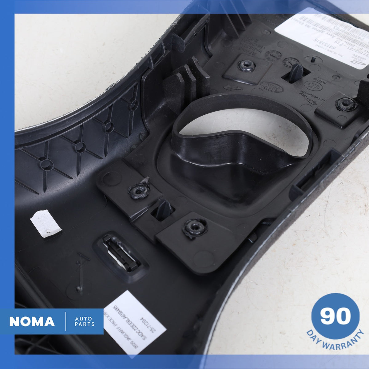 2020 Jaguar X761 F-Pace Right Side B Pillar Trim Panel Suede Black OEM 57k - photo 10