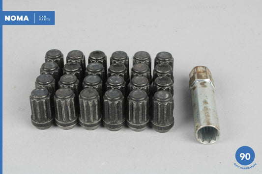 03-08 Jaguar S-Type X204 Wheel Rim Bolts Lug / Lug Nut Set of 24 OEM - photo 1