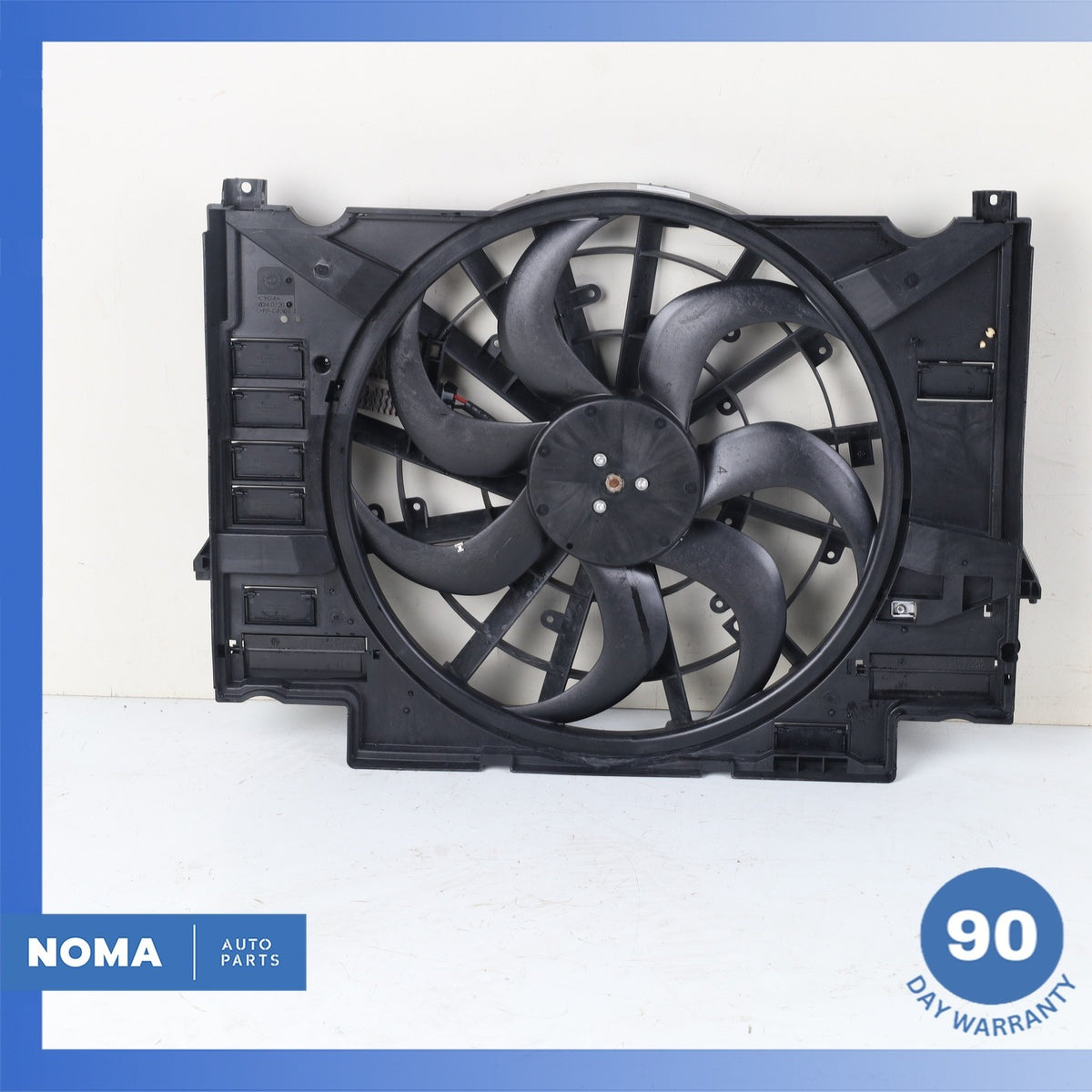16-23 Jaguar X760 XE XF Engine Motor Radiator Cooling Fan Assembly OEM 70k - photo 2