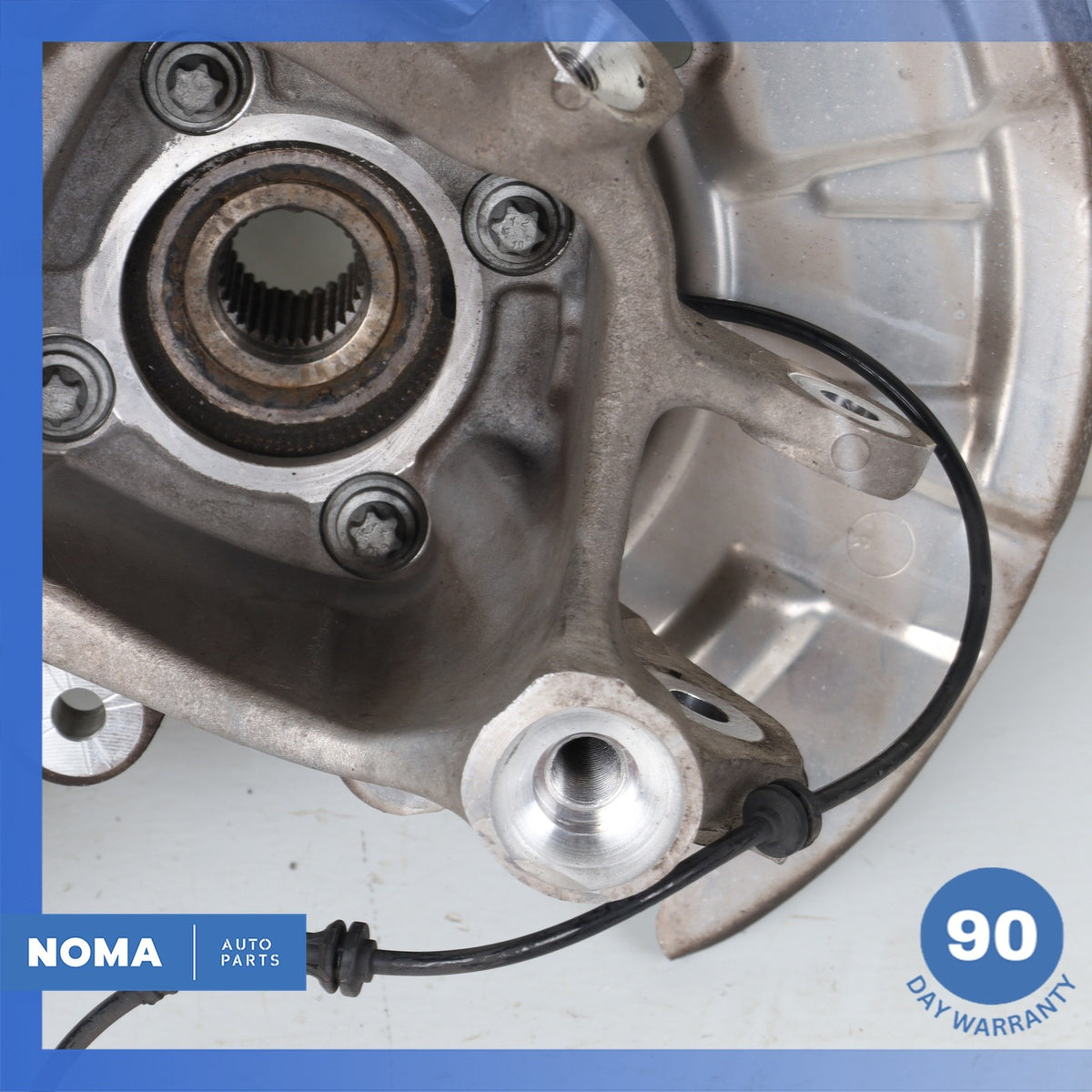 BMW F10 528i Rear Right Passenger Side Spindle Knuckle Hub w/ Shield OEM - photo 9
