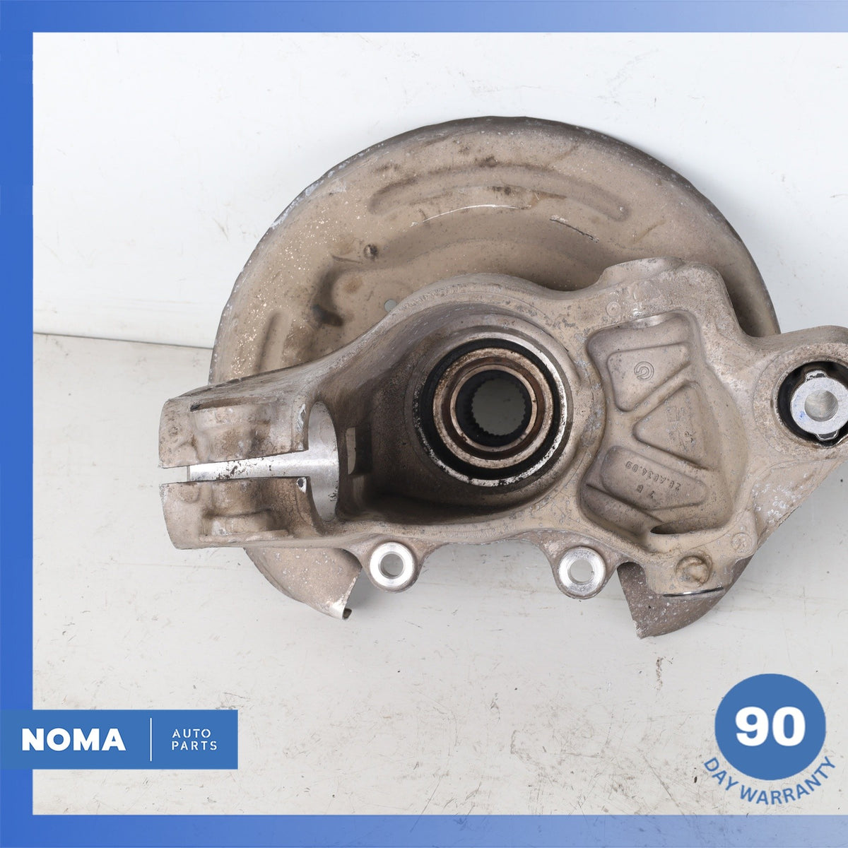 12-19 LR Range Rover Evoque L538 Rear Left Spindle Knuckle Hub w/ Shield OEM - photo 6